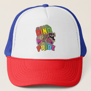 Dino Pride logo Trucker Pet