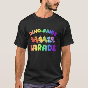 Dino-Pride Parade Schattige Regenboog Dinos LGBTQ+ T-shirt