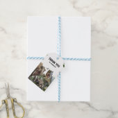 Dino printbare verjaardagsfeestje, Dinofees Cadeaulabel (Met Touw)
