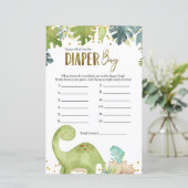 Dino raad eens wat er in het luierbalspel zit (Staand voorkant)