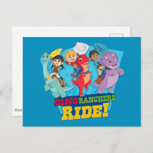 Dino Ranch | De ranchers rijden! Briefkaart (Voorkant / Achterkant)