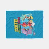 Dino Ranch | De ranchers rijden! Fleece Deken (Voorkant (Horizontaal))