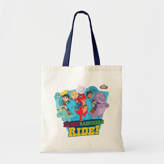 Dino Ranch | De ranchers rijden! Tote Bag (Voorkant)