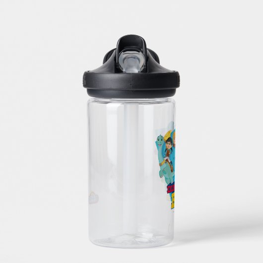 Dino Ranch | De ranchers rijden! Waterfles (Voorkant)