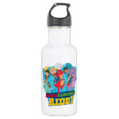 Dino Ranch | De ranchers rijden! Waterfles (Voorkant)