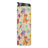 Dino Ranch | Een dinosaurus avontuur patroon Thermosbeker (Geroteerd rechts)