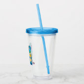 Dino Ranch | Leuke en kleurrijke dinosaurus Acryl Drinkbeker (Links)