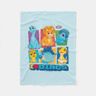 Dino Ranch Leuke en kleurrijke dinosaurus Fleece Deken