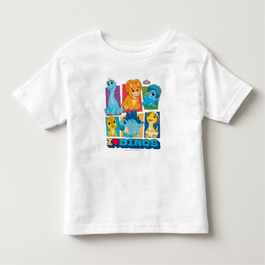 Dino Ranch | Leuke en kleurrijke dinosaurus Kinder Shirts (Voorkant)