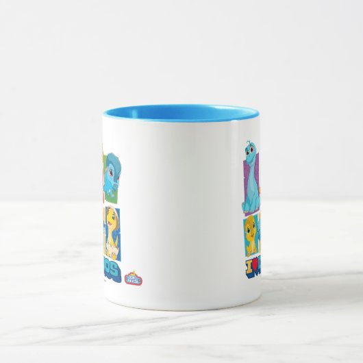 Dino Ranch | Leuke en kleurrijke dinosaurus Mok (Midden)