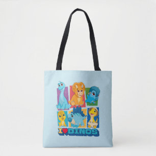 Dino Ranch   Leuke en kleurrijke dinosaurus Tote Bag