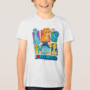 Dino Ranch   Leuke en kleurrijke dinosaurus Tri-Blend Shirt