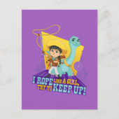 Dino Ranch | Min en Clover Briefkaart (Voorkant)