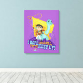 Dino Ranch | Min en Clover Canvas Afdruk (Insitu (Houten vloer))