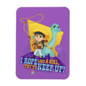 Dino Ranch | Min en Clover Magneet (Verticaal)