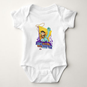 Dino Ranch Min en Clover Romper