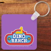 Dino Ranch | Min en Clover Sleutelhanger (Achterkant)