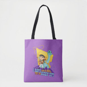 Dino Ranch   Min en Clover Tote Bag