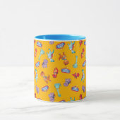 Dino Ranch Patroon op Geel Mok (Midden)