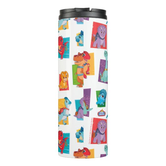 Dino Ranch Pattern Thermosbeker (Achterkant)