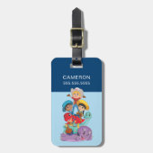 Dino Ranch Vrienden Bagagelabel (Voorkant verticaal)