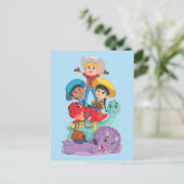 Dino Ranch Vrienden Briefkaart (Staand voorkant)