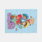 Dino Ranch Vrienden Fleece Deken (Voorkant (Horizontaal))