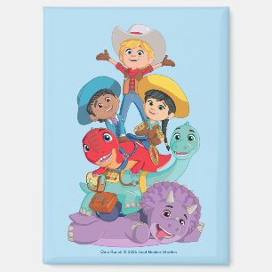 Dino Ranch Vrienden Magneet