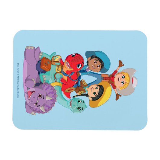 Dino Ranch Vrienden Magneet (Horizontaal)