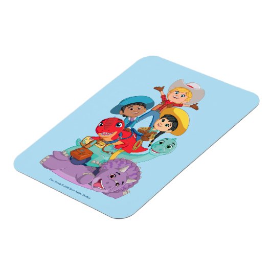 Dino Ranch Vrienden Magneet (Linkerzijde)