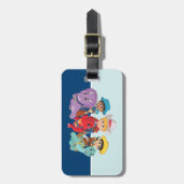 Dino Ranch Vrienden Ontwerp Bagagelabel (Voorkant verticaal)