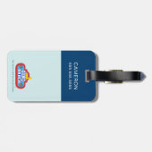 Dino Ranch Vrienden Ontwerp Bagagelabel (Achterkant horizontaal)