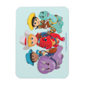 Dino Ranch Vrienden Ontwerp Magneet (Verticaal)