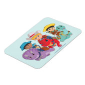 Dino Ranch Vrienden Ontwerp Magneet (Linkerzijde)