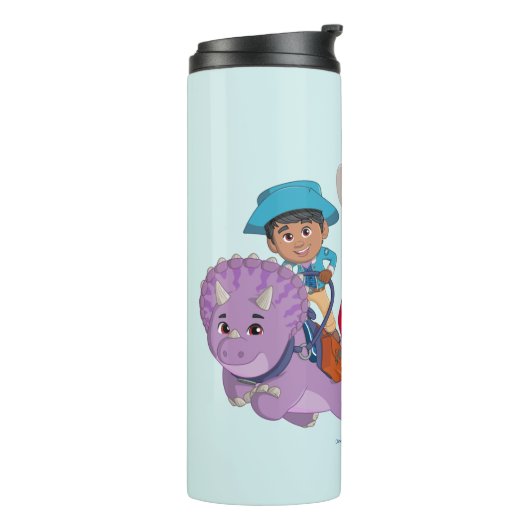 Dino Ranch Vrienden Ontwerp Thermosbeker (Gedraaid links)