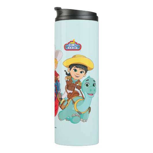 Dino Ranch Vrienden Ontwerp Thermosbeker (Geroteerd rechts)