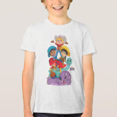 Dino Ranch Vrienden Tri-Blend Shirt (Voorkant)