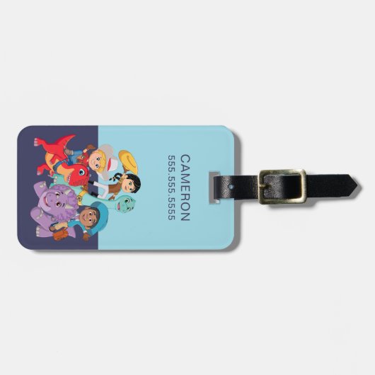 Dino Ranch Yee Haw! Bagagelabel (Voorkant horizontaal)