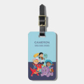 Dino Ranch Yee Haw! Bagagelabel (Voorkant verticaal)