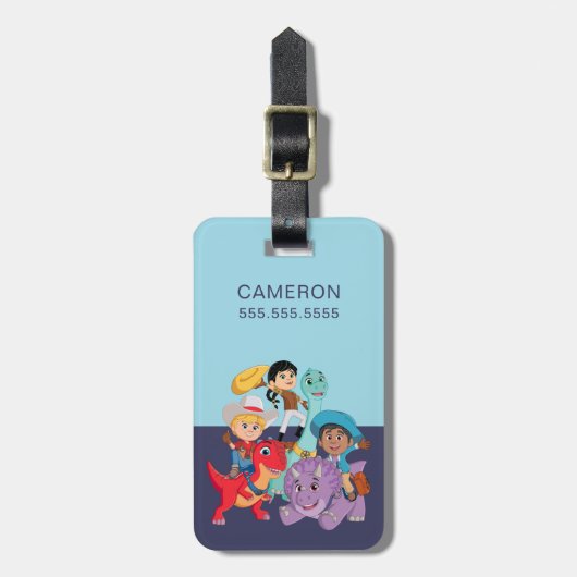 Dino Ranch Yee Haw! Bagagelabel (Voorkant verticaal)