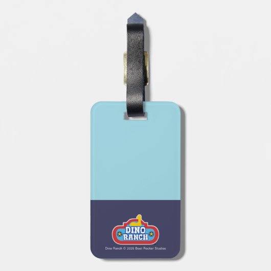 Dino Ranch Yee Haw! Bagagelabel (Achterkant verticaal)