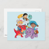 Dino Ranch Yee Haw! Briefkaart (Voorkant / Achterkant)