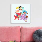 Dino Ranch Yee Haw! Canvas Afdruk (Insitu (Woonkamer))