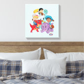 Dino Ranch Yee Haw! Canvas Afdruk (Insitu (Slaapkamer))