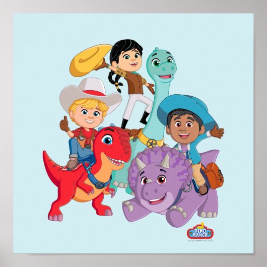 Dino Ranch Yee Haw! Poster (Voorkant)