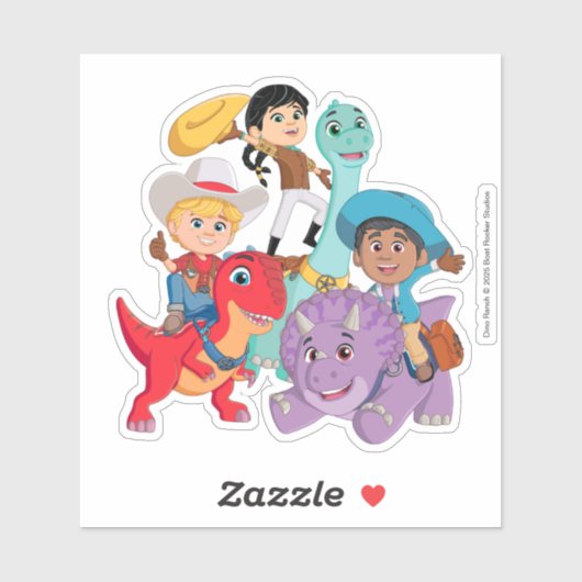 Dino Ranch Yee Haw! Sticker (Vel)