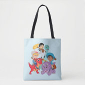 Dino Ranch Yee Haw! Tote Bag (Voorkant)
