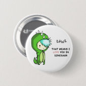 dino RAwr Ronde Button 5,7 Cm (Voorkant /achterkant)