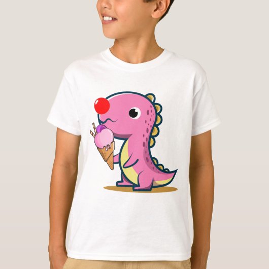 Dino Red Nose Funny Dinosaur Day 2025 T-shirt (Voorkant)