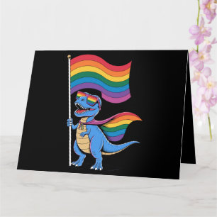 Dino Regenboogvlag voor homoseksuele trots LGBT Kaart